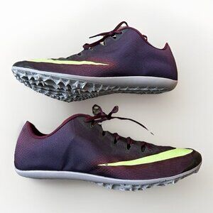 Nike Mens Zoom 400 Track Shoes (no Spikes) Size 12 Purple Lime Sprint AA1205-500